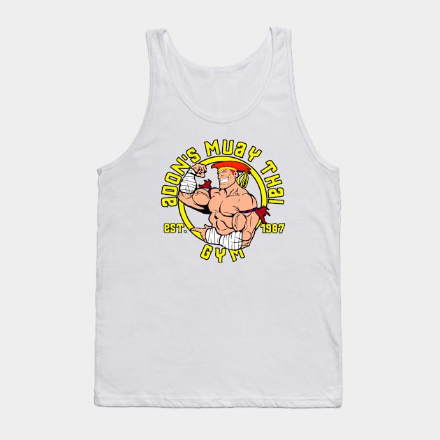 Adon's Muay Thai Gym Tank Top by carloj1956